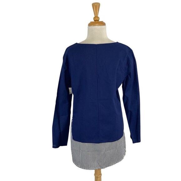 Lagenlook M Chinese XL Top Deconstructed Office Layered Career - Picture 6 of 8